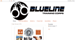 Desktop Screenshot of bluelinekravmaga.com
