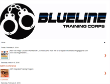 Tablet Screenshot of bluelinekravmaga.com